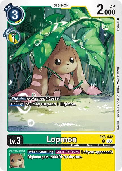 Lopmon EX6-032 [ Inglese / Giapponese ]