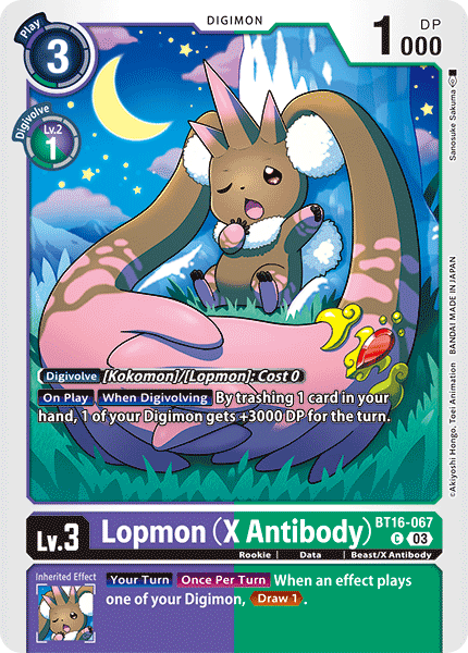 Lopmon BT16-067 [ Inglese / Giapponese ]