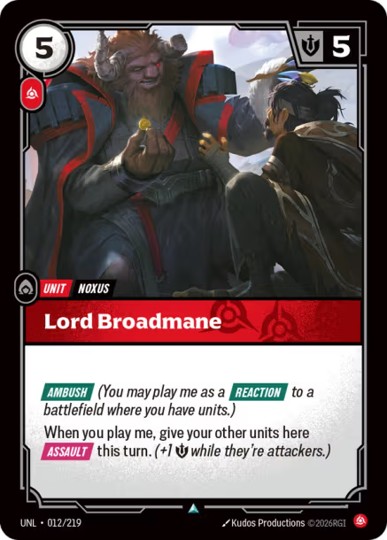 Lord Broadmane [ Inglese / Giapponese / Cinese Semplificato ]