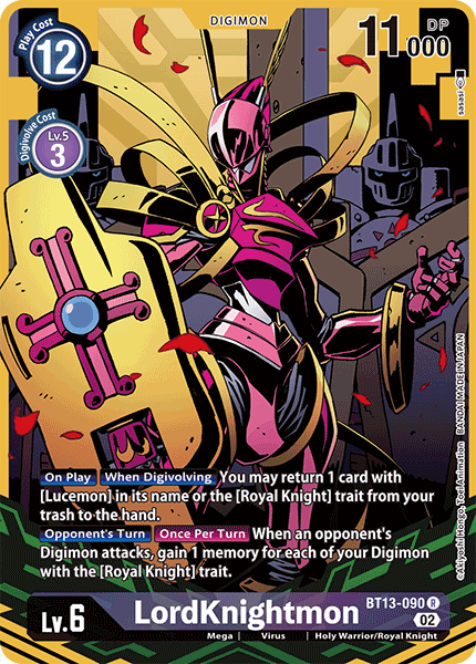 LordKnightmon BT13-090 [ Inglese / Giapponese ]
