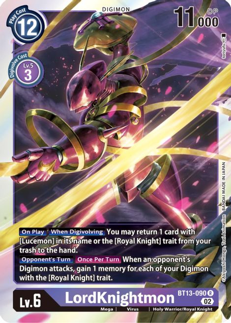 LordKnightmon BT13-090 [ Inglese / Giapponese ]