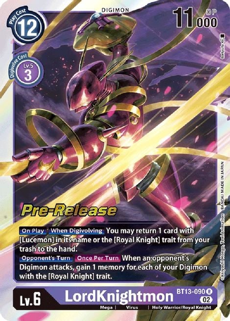 LordKnightmon BT13-090 [ Inglese / Giapponese ]