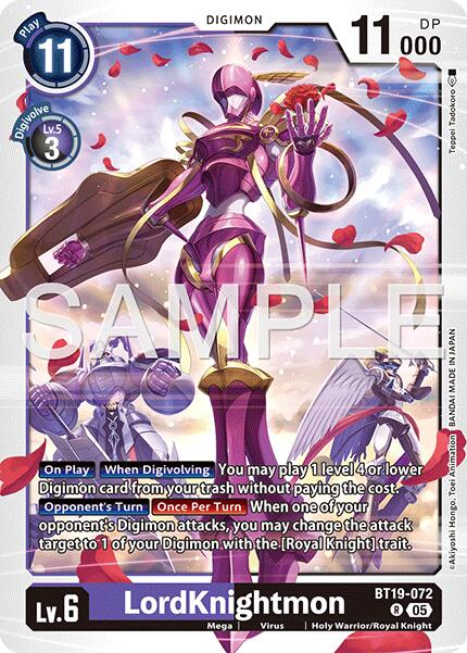 LordKnightmon BT19-072 [ Inglese / Giapponese ]