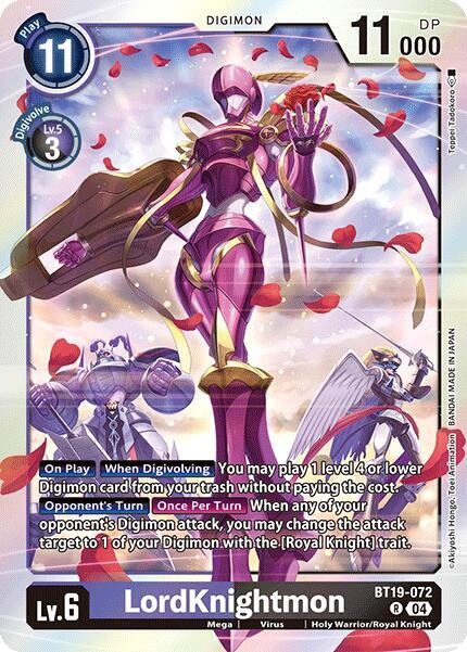 LordKnightmon BT19-072 [ Inglese / Giapponese ]