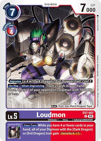 Loudmon EX7-057 [ Inglese / Giapponese ]