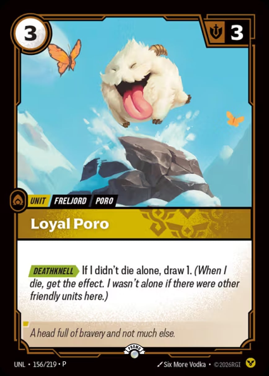 Loyal Poro (Promo) [ Inglese / Cinese Semplificato ]