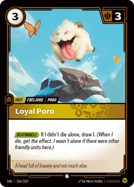 Loyal Poro [ Inglese / Cinese Semplificato ]