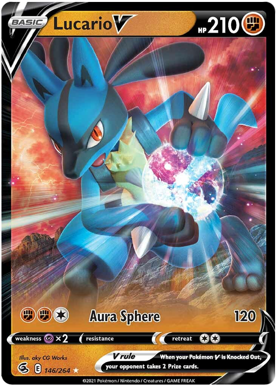 Lucario V - Colpo Fusione 146/264 [ Italiano / Inglese ]