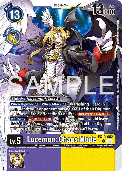 Lucemon : Chaos Mode EX10-052 [ Inglese / Giapponese ]