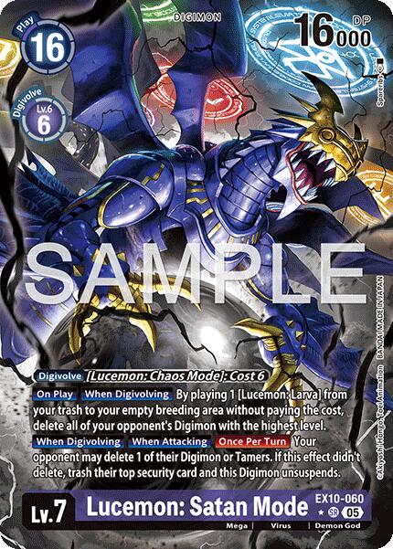 Lucemon: Satan Mode EX10-060 [ Inglese / Giapponese ]
