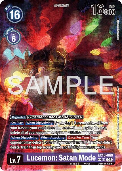 Lucemon: Satan Mode EX10-060 [ Inglese / Giapponese ]