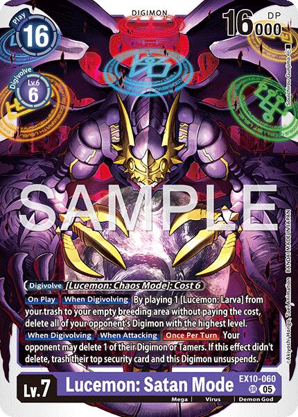 Lucemon : Satan Mode EX10-060 [ Inglese / Giapponese ]