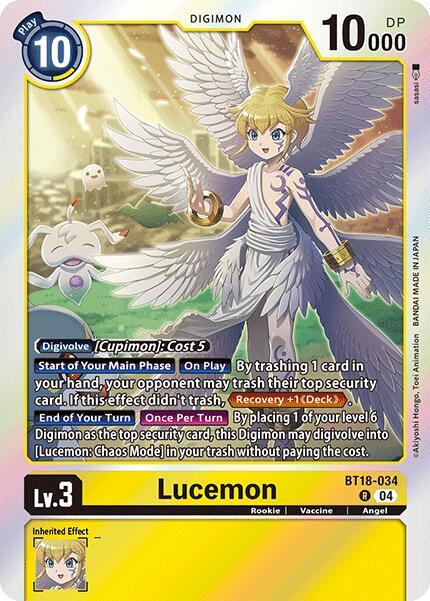Lucemon BT18-034 [ Inglese / Giapponese ]