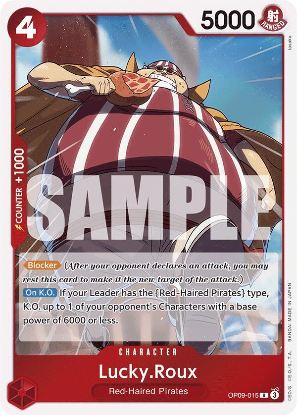 Lucky Roux OP09-015 [ Inglese / Giapponese / Francese / Cinese Semplificato ]