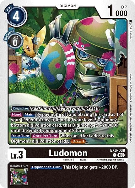 Ludomon EX6-038 [ Inglese / Giapponese ]