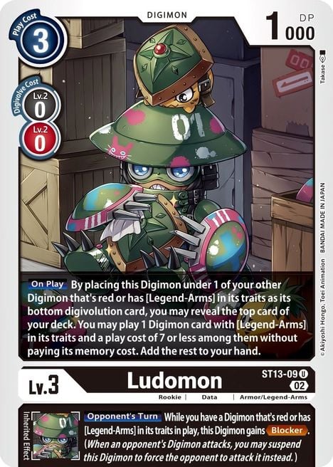 Ludomon ST13-009 [ Inglese / Giapponese ]