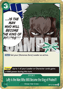NM / Inglese / RARE - (Zoro Deck Stamp) - Learn Together Deck Set 01