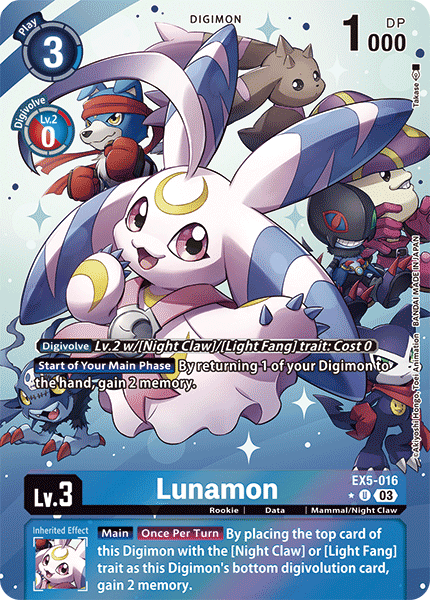 Lunamon EX5-016 [ Inglese / Giapponese ]