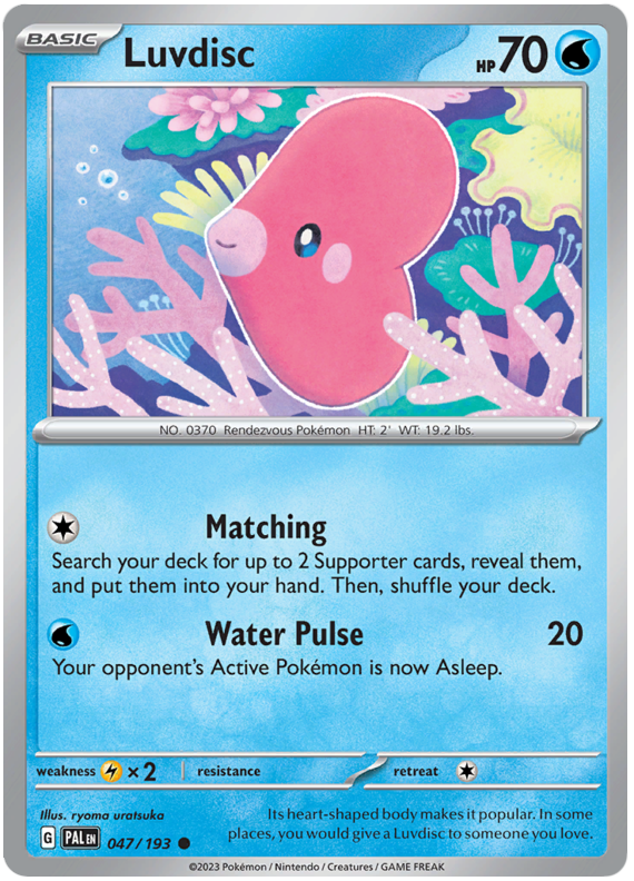 Luvdisc - Evoluzioni a Paldea 047/193 [ Italiano ]