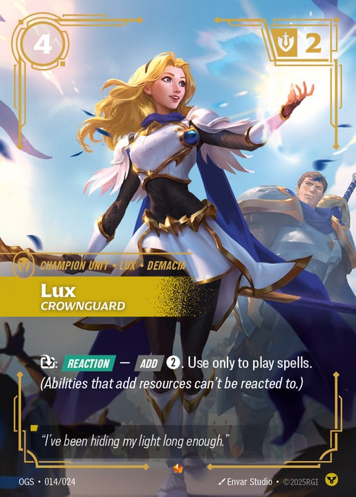Lux - Crownguard (Promo) [ Inglese / Cinese Semplificato ]