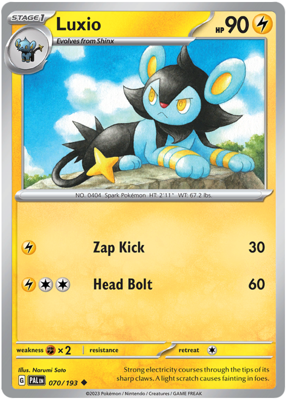 Luxio - Evoluzioni a Paldea 070/193 [ Italiano ]