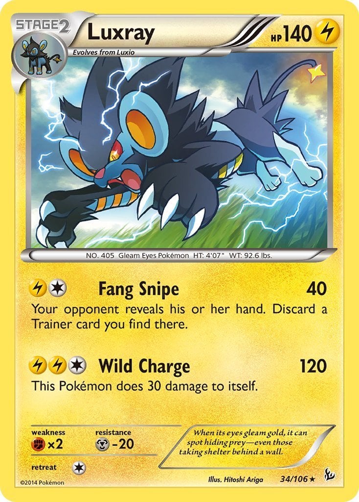 Luxray - Fuoco Infernale 34/106 [ Italiano / Inglese ]