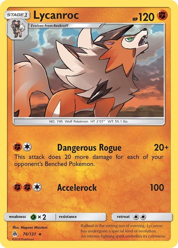 Lycanroc - Apocalisse Di Luce 76/131 [ Italiano / Inglese ]