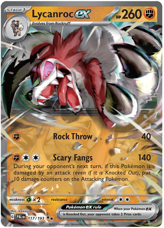 Lycanroc-ex - Evoluzioni a Paldea 117/193 [ Italiano ]