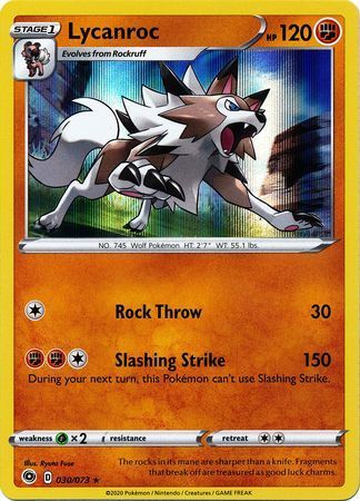 Lycanroc - Futuri Campioni 030/073 [ Italiano / Inglese ]