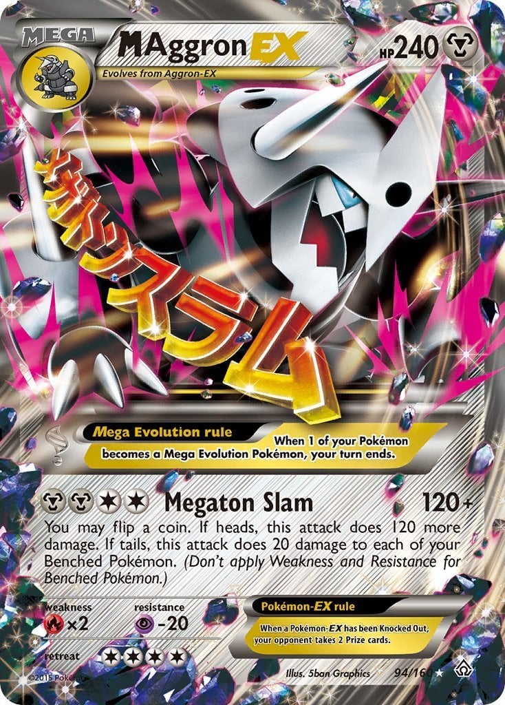 M Aggron EX - Scontro Primordiale 94/160 [ Italiano / Inglese ]