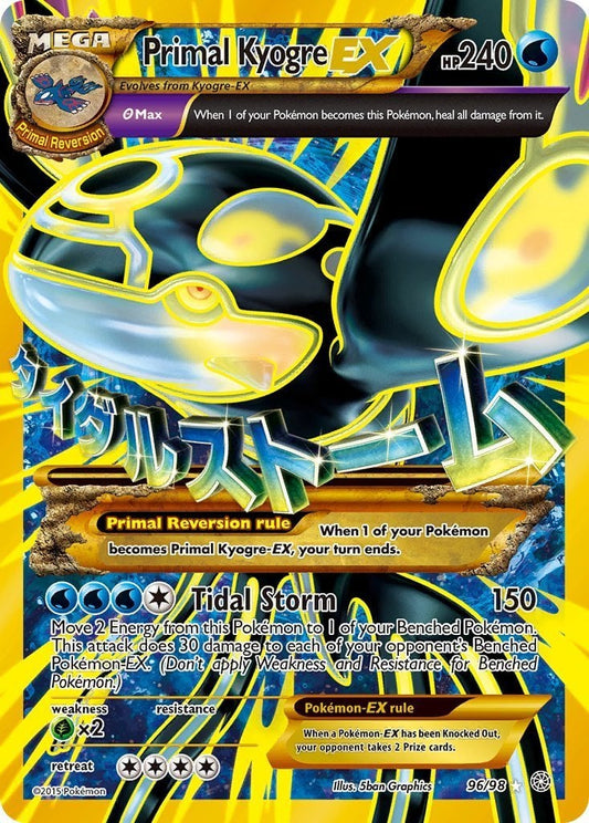 Archeo Kyogre EX - Antiche Origini 96/98 [ Italiano / Inglese ]