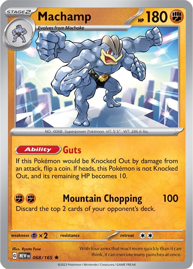 Machamp - 151 068/165 [ Italiano / Inglese ]
