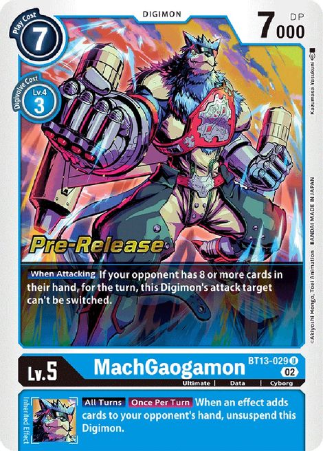 MachGaogamon BT13-029 [ Inglese / Giapponese ]
