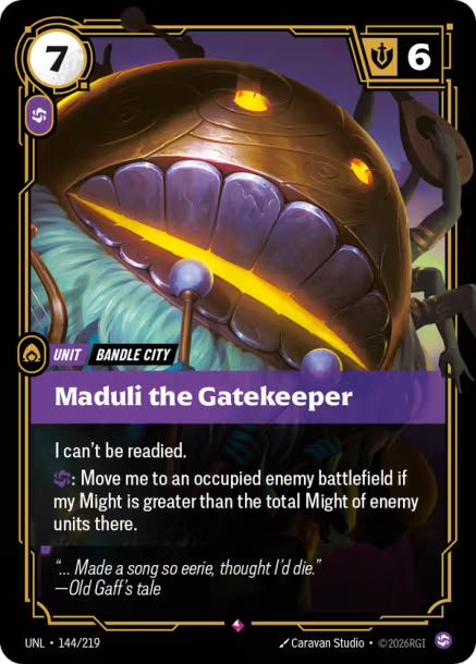 Maduli the Gatekeeper (RARE) [ Inglese / Cinese Semplificato ]