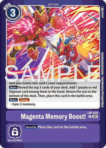 Magenta Memory Boost! LM-050 [ Inglese / Giapponese ]