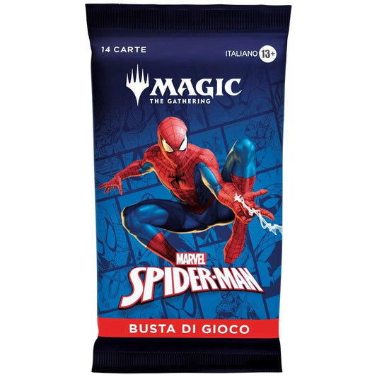 Magic the Gathering Marvel ' s Spider - Man Busta di Gioco Singola - 14 Carte (Italiano)