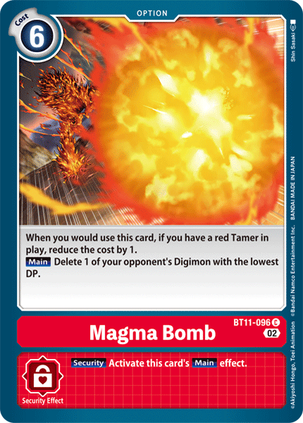Magma Bomb BT11-096 [ Inglese / Giapponese ]