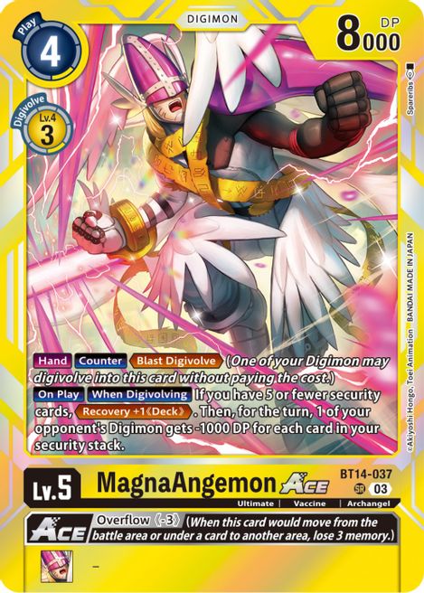 MagnaAngemon Ace BT14-037 [ Inglese / Giapponese ]