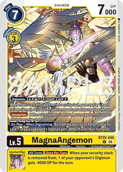 MagnaAngemon BT25-040 [ Inglese / Giapponese ]