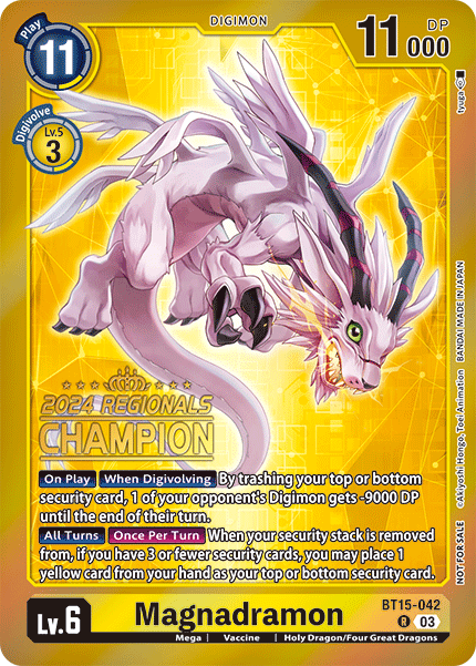 Magnadramon BT15-042 [ Inglese / Giapponese ]