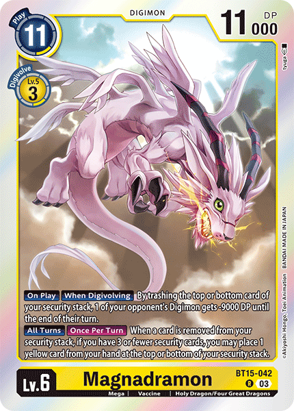 Magnadramon BT15-042 [ Inglese / Giapponese ]