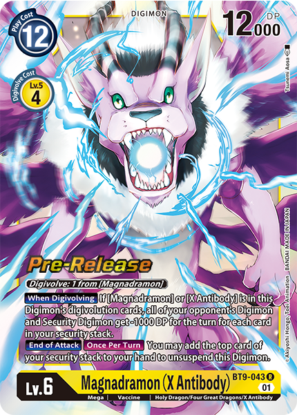 Magnadramon (X Antibody) BT9-043 [ Inglese / Giapponese ]