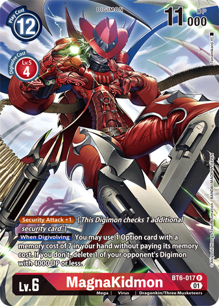 MagnaKidmon BT6-017 [ Inglese / Giapponese ]