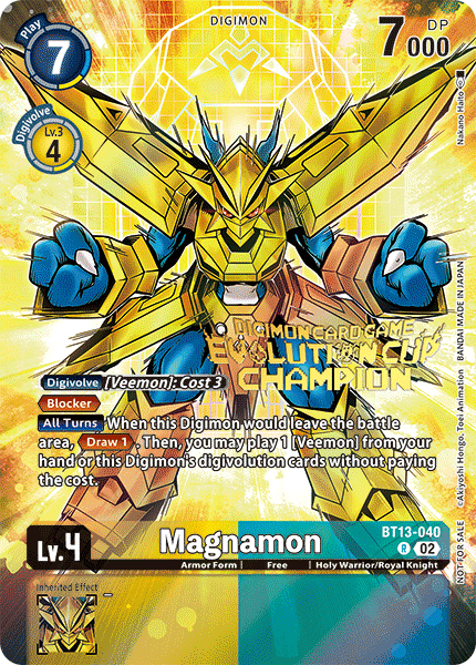 Magnamon BT13-040 [ Inglese / Giapponese ]