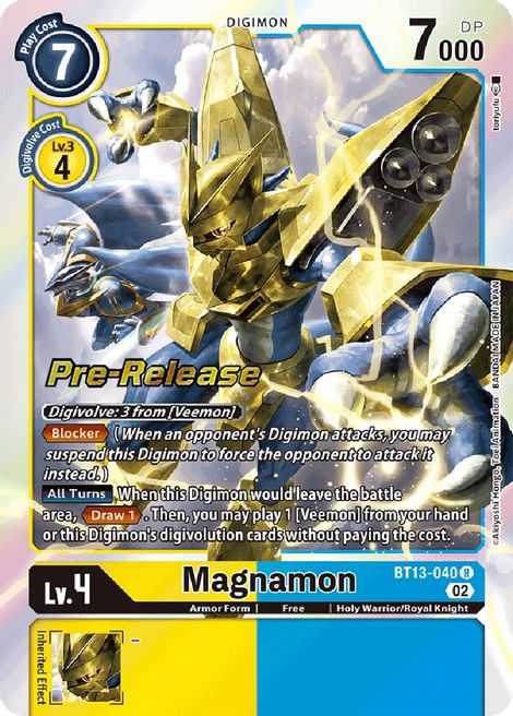 Magnamon BT13-040 [ Inglese / Giapponese ]