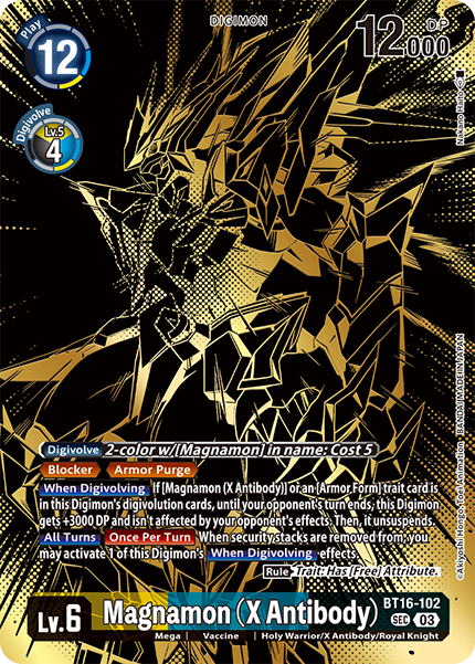 Magnamon (Tamer'sevolutionbox Riseofdigimon) BT16-102 [ Inglese / Giapponese ]