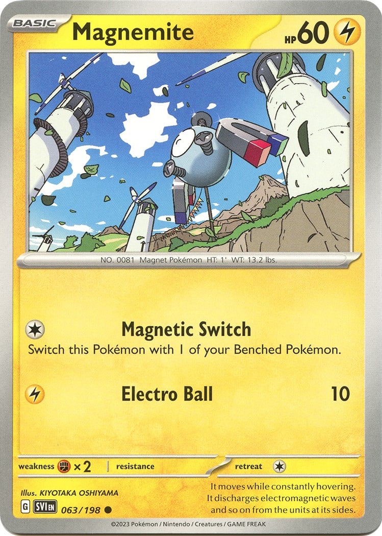 Magnemite - Scarlatto e Violetto 063/198 [ Italiano ]