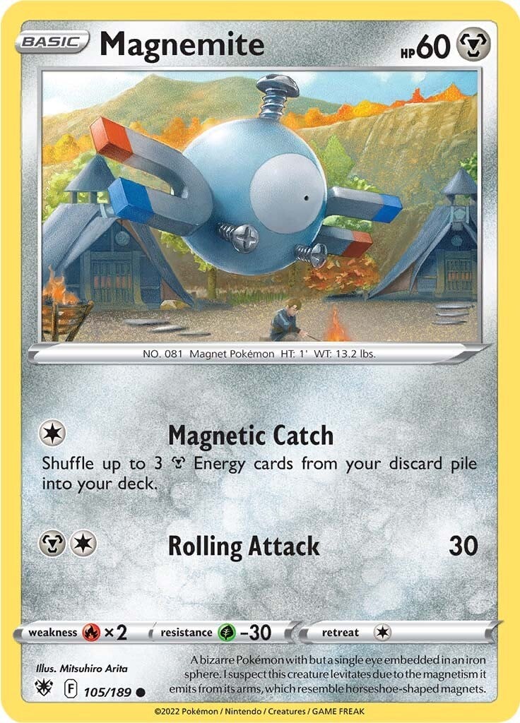 Magnemite - Lucentezza Siderale 105/189 [ Italiano / Inglese ]
