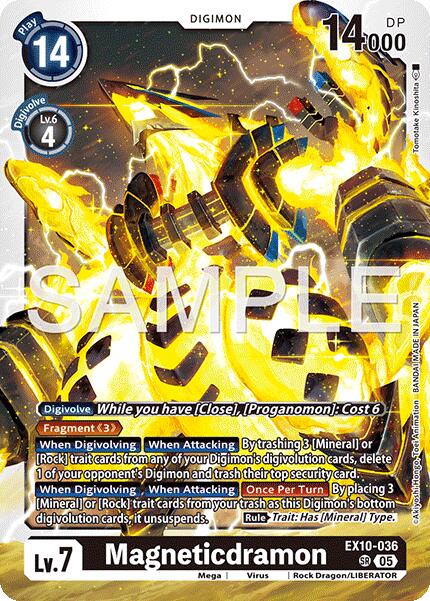 Magneticdramon EX10-036 [ Inglese / Giapponese ]