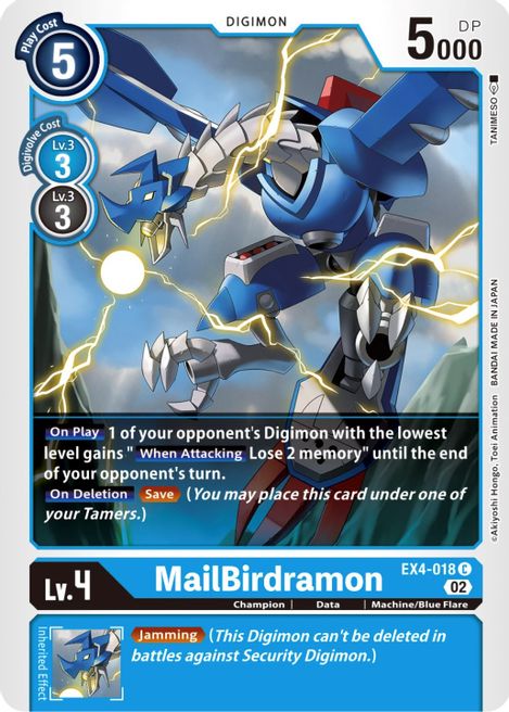 MailBirdramon EX4-018 [ Inglese / Giapponese ]